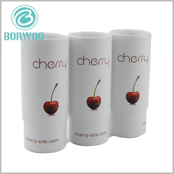 small cardboard tube boxes for cherry packaging