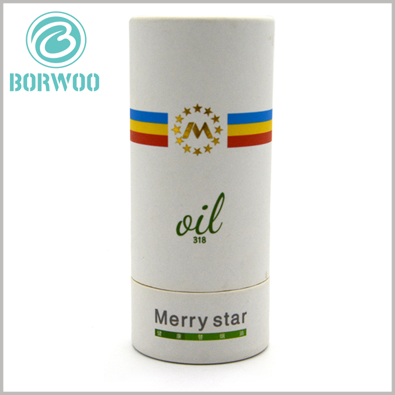 small cardboard tube boxes for essential oil bottles packaging