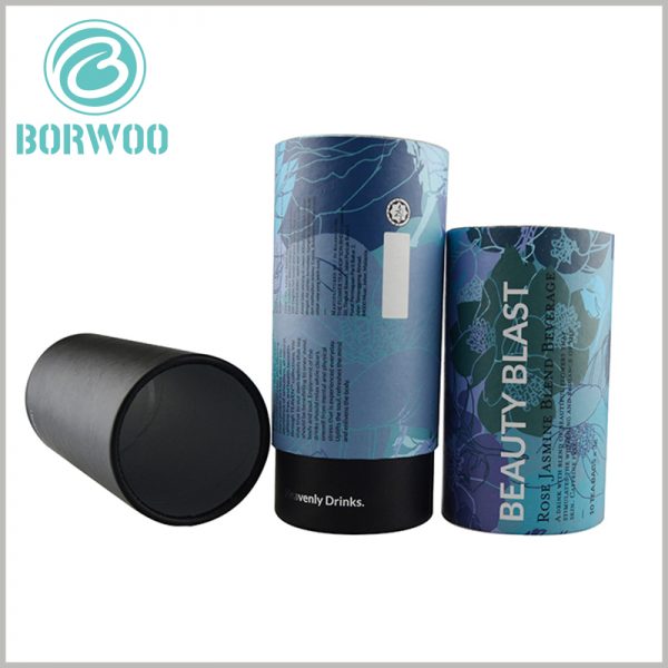 small cardboard tube food packaging boxes for tea