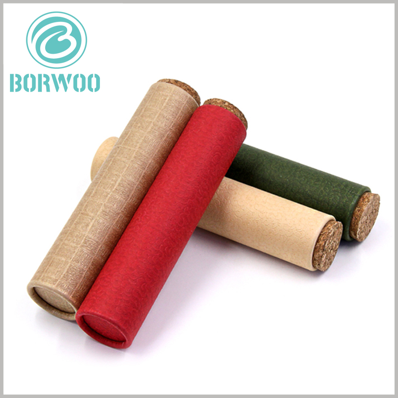small cardboard tube food packaging boxes wholesale.Tea packaging can use special paper such as embossed paper or rose pattern paper to increase the attractiveness of packaging.