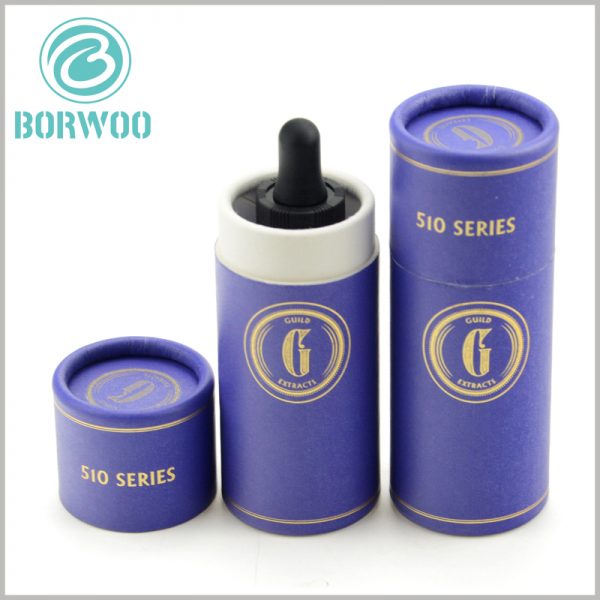 small cardboard tube for 30ml essential oil packaging.