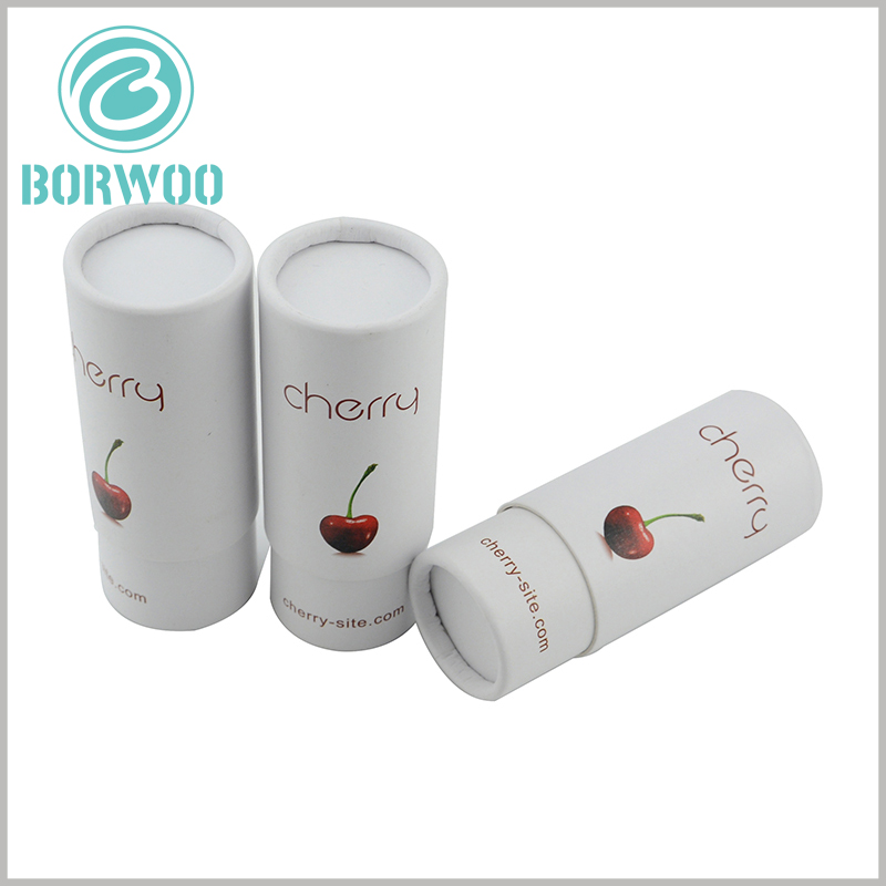 small cardboard tube packaging for cherry