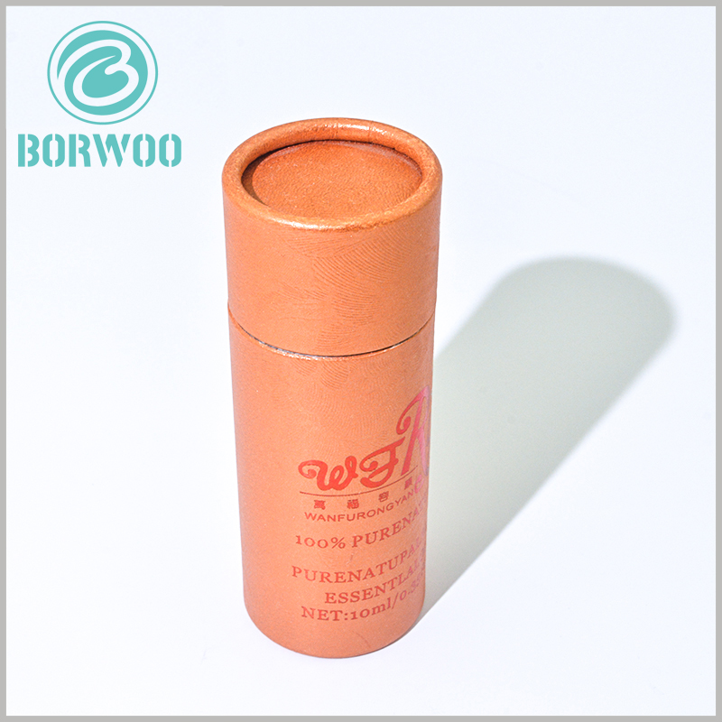 small cardboard tube packaging for skincare oil