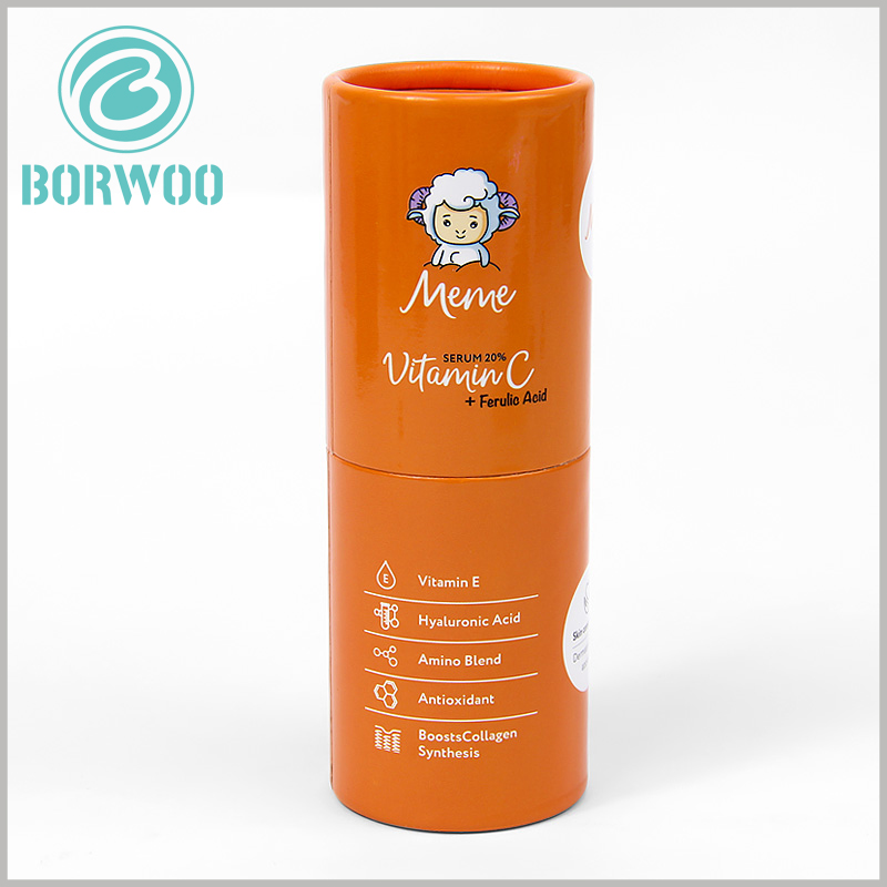 small food grade tube packaging for collagen. The detailed product description is printed on the small paper tube packaging in the form of text to strengthen the publicity of the product.