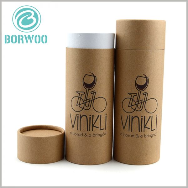 small kraft paper tube food packaging boxes