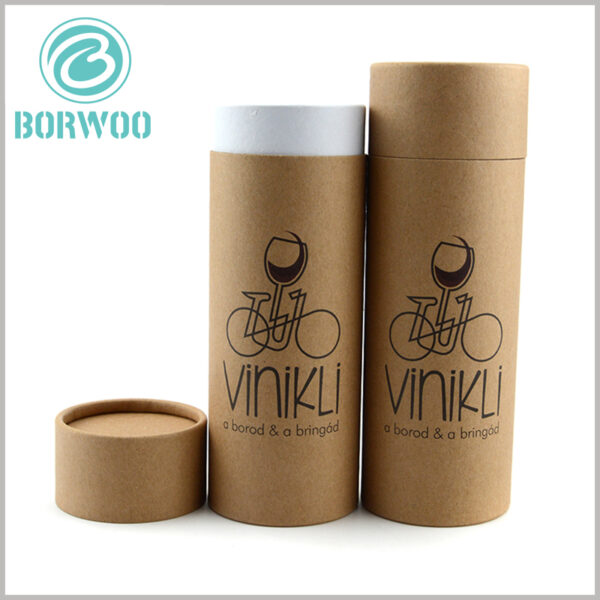 small kraft paper tube food packaging boxes