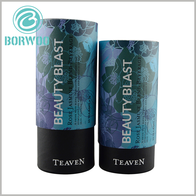 small paper tube food packaging for tea