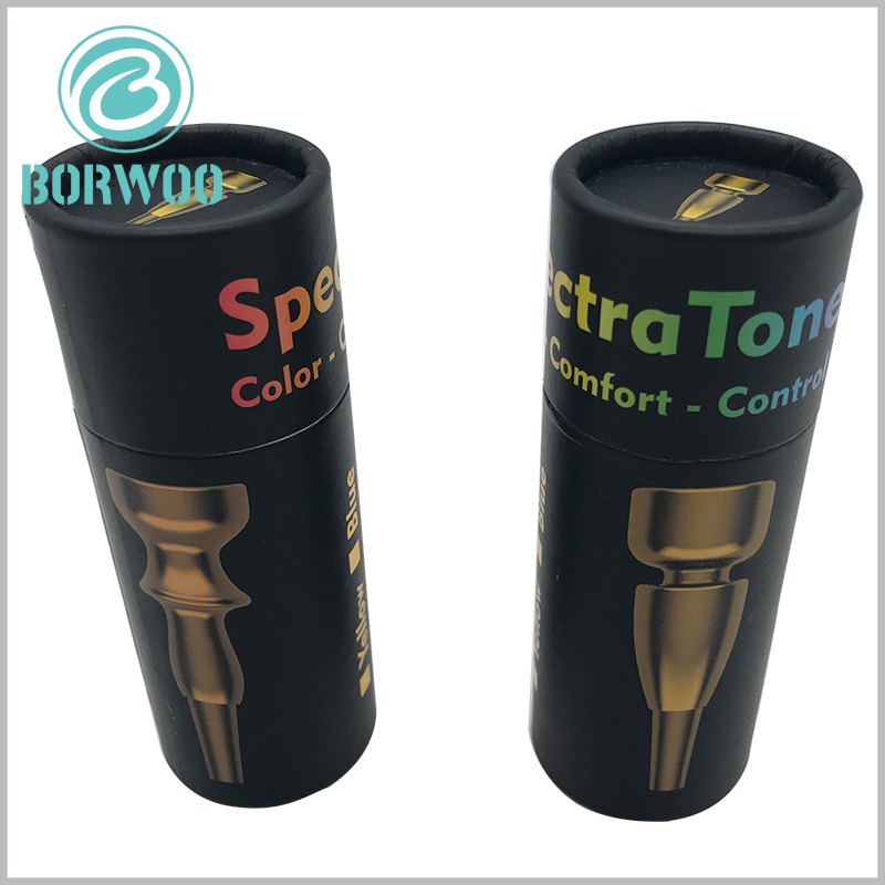 Spectra tone cardboard tube packaging with UV printed, which can improve the attractiveness and charm of the packaging