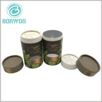 spice packaging tubes with window and Paper sifter