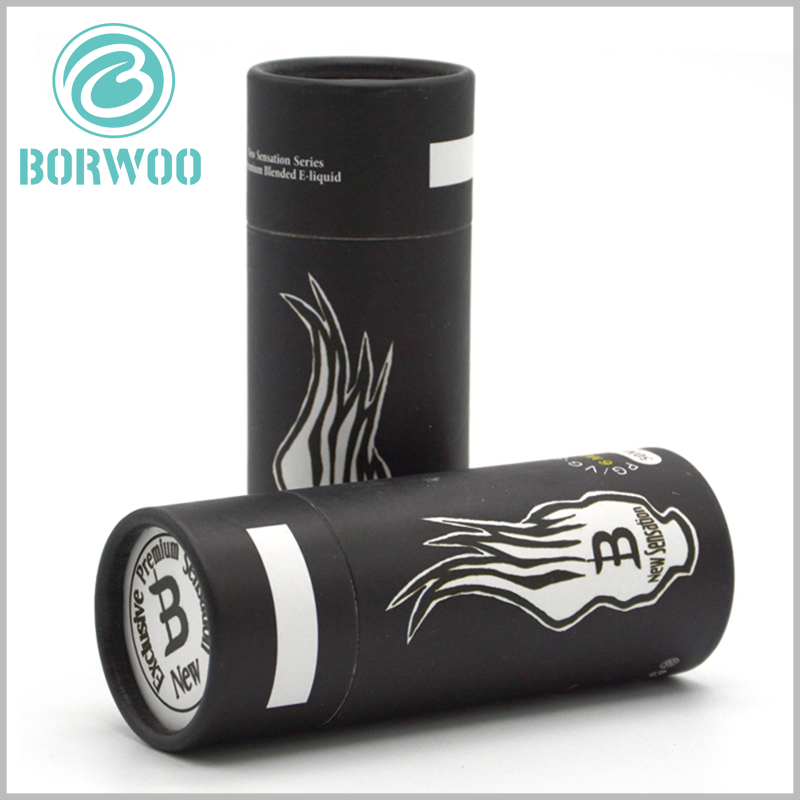 wholesale black paper tube for essential oil packaging