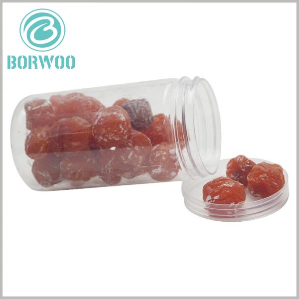 wholesale clear plastic tube food packaging for dry fruits boxes