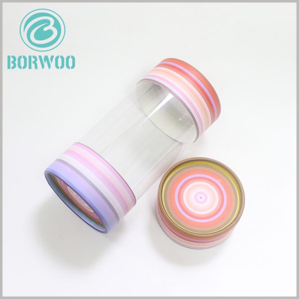 wholesale clear plastic tube packaging with lids.it has lots of advantages, economic, multi-purpose usage and good for direct product exhibition