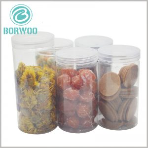 wholesale clear tube packaging for food boxes