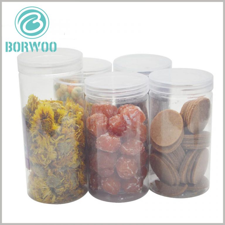 Custom clear plastic tube packaging for food Tube boxes wholesale