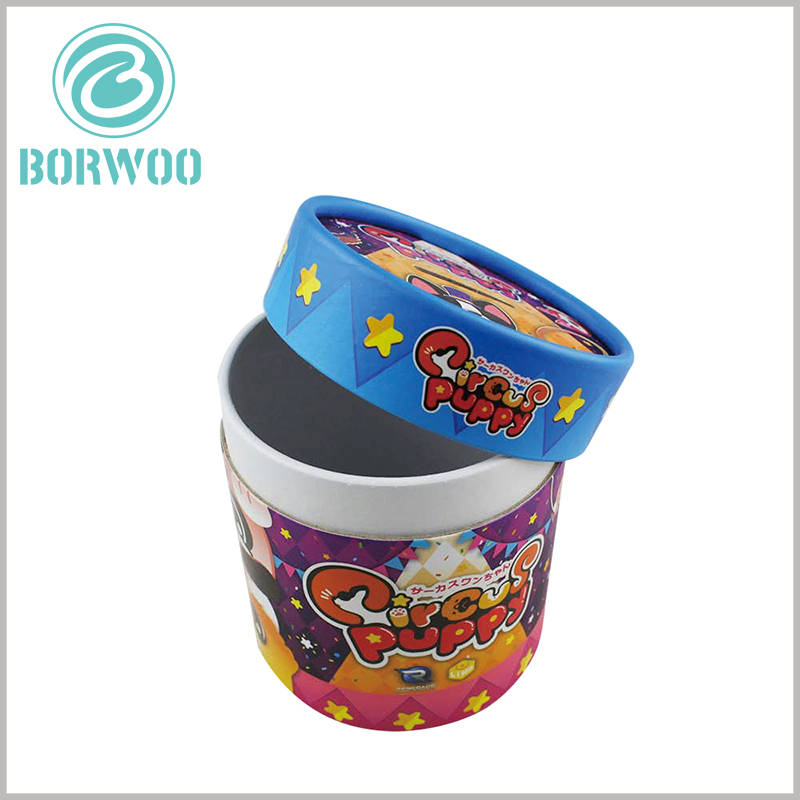 wholesale printed large cardboard tube boxes for food packaging.Round boxes for food packaging, beautiful packaging will promote the value of the product