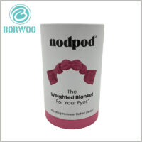 wholesale tube packaging for sleep eye blanket