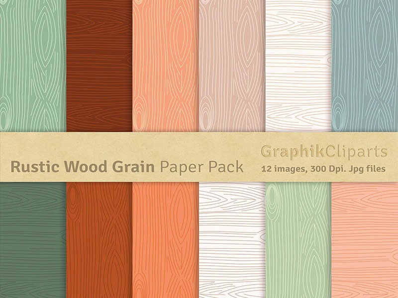 wood grain paper