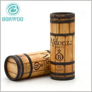 wooden motif small tube boxes for 30ml essential oil packaging