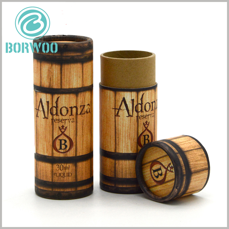 wooden motif small tube for 30ml essential oil packaging